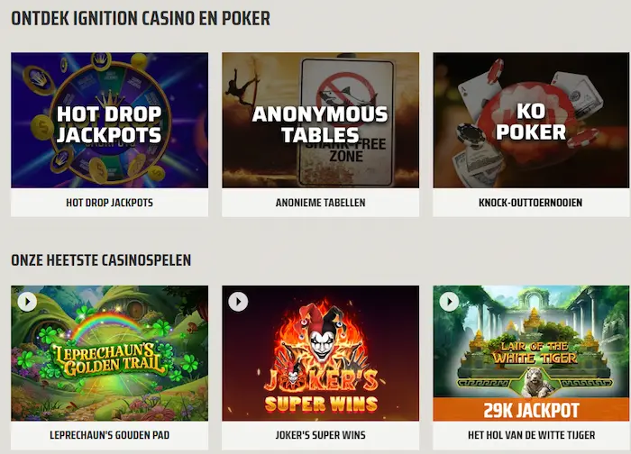 Ignition Casino Nederland Spelletjes